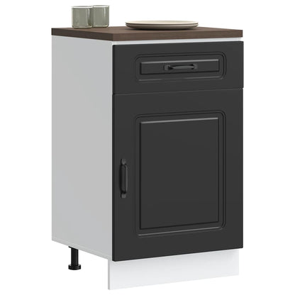 Base da Cucina Kalmar Nero in Legno Multistrato