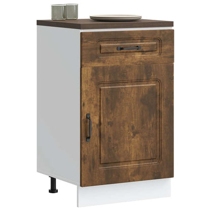Base da Cucina Kalmar Rovere Fumo in Legno Multistrato