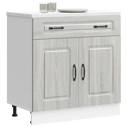 Base da Cucina Kalmar Grigio Sonoma in Legno Multistrato