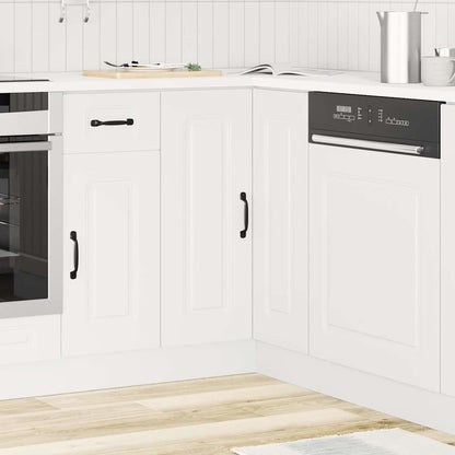 Mobile Base ad Angolo Cucina Kalmar Bianco in Legno Multistrato