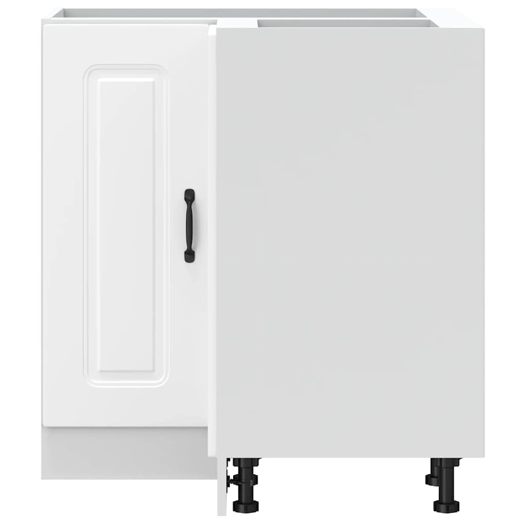 Mobile Base ad Angolo Cucina Kalmar Bianco in Legno Multistrato