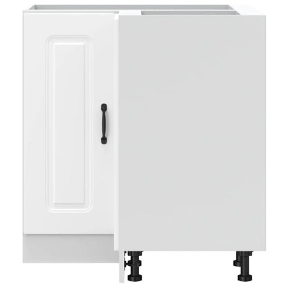 Mobile Base ad Angolo Cucina Kalmar Bianco in Legno Multistrato