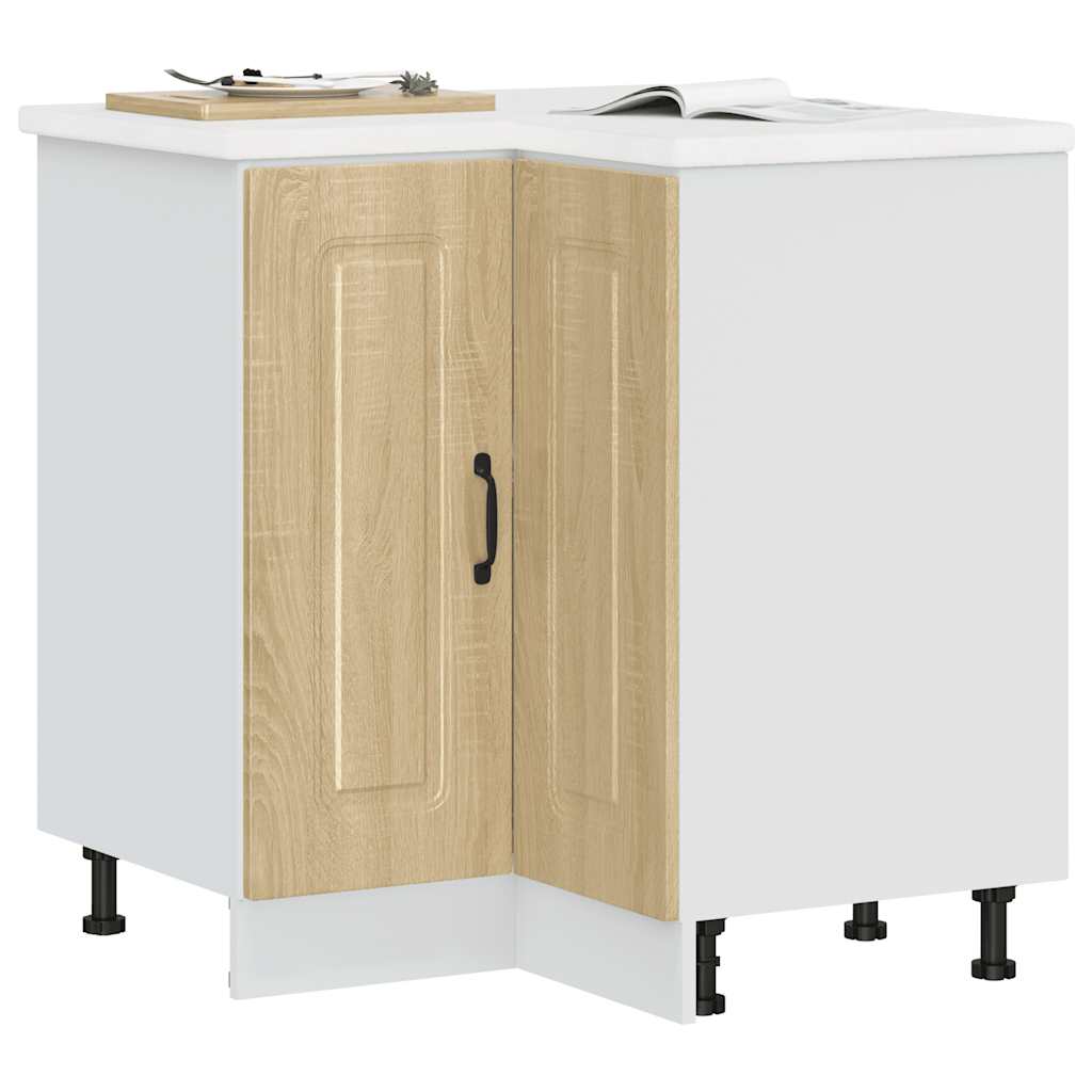 Base Angolare da Cucina Kalmar Rovere Sonoma Legno Multistrato