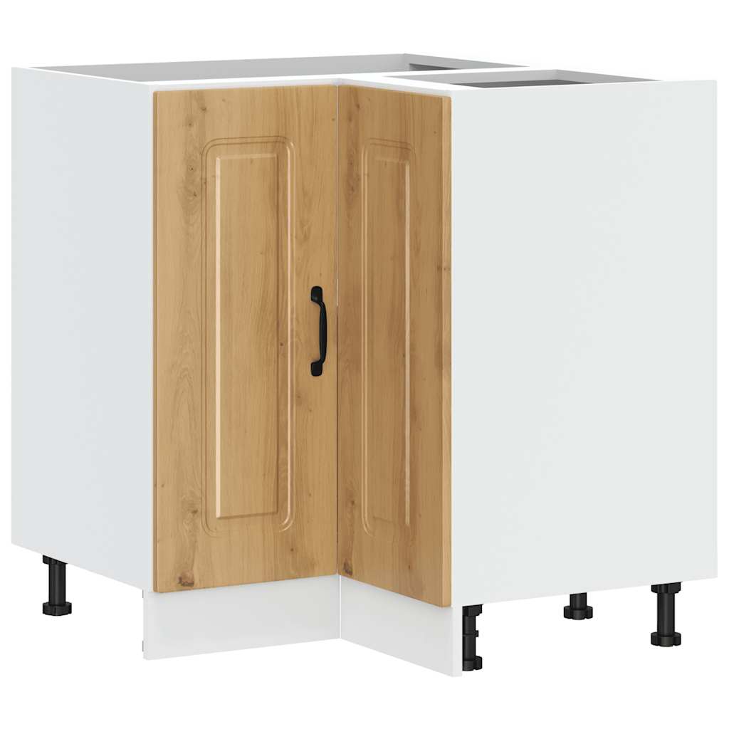 Mobile Base ad Angolo Cucina Kalmar Rovere Artigianale