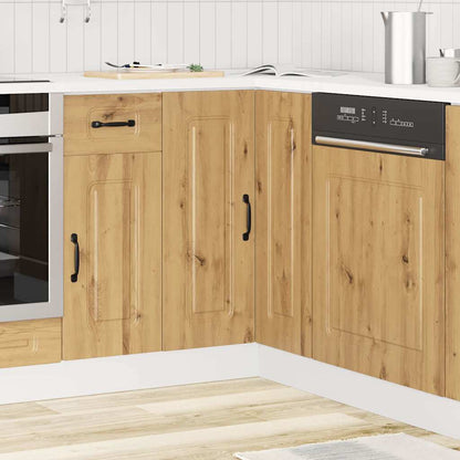 Mobile Base ad Angolo Cucina Kalmar Rovere Artigianale