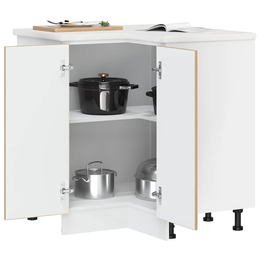 Mobile Base ad Angolo Cucina Kalmar Rovere Artigianale