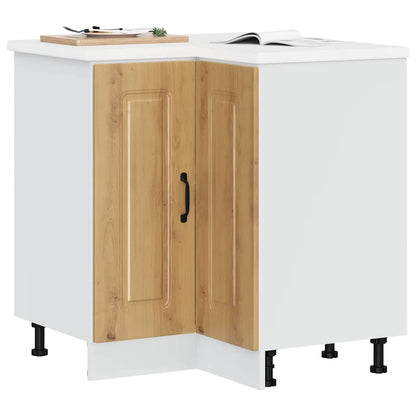 Mobile Base ad Angolo Cucina Kalmar Rovere Artigianale