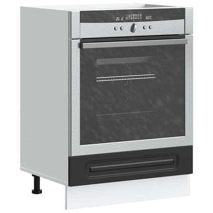 Armadio per Forno Kalmar Nero in Legno Multistrato