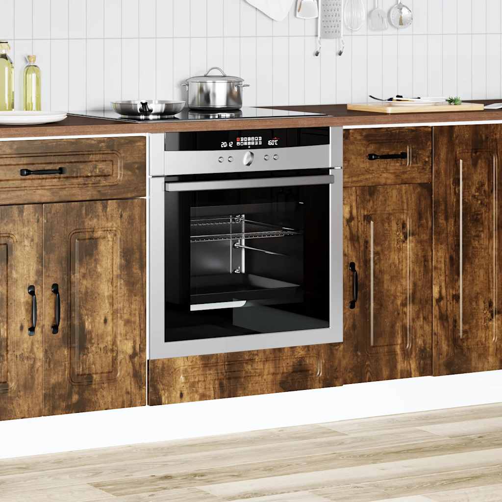 Armadio per Forno Kalmar Rovere Fumo in Legno Multistrato