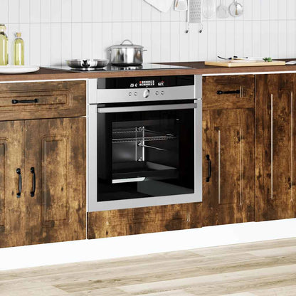 Armadio per Forno Kalmar Rovere Fumo in Legno Multistrato