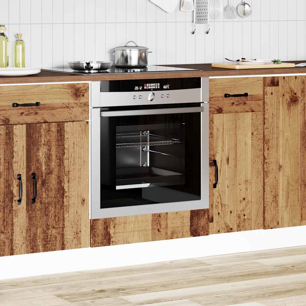 Armadio per Forno Kalmar Legno Vecchio in Legno Multistrato