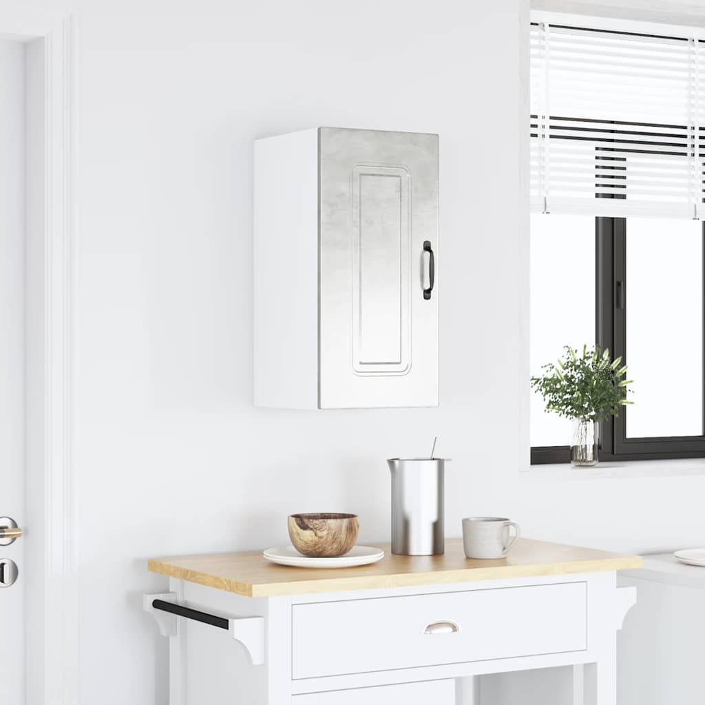 Pensile da Cucina Kalmar Grigio Cemento in Legno Multistrato