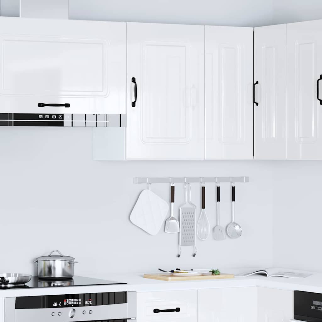 Base da Cucina Kalmar Bianco Lucido in Legno Multistrato
