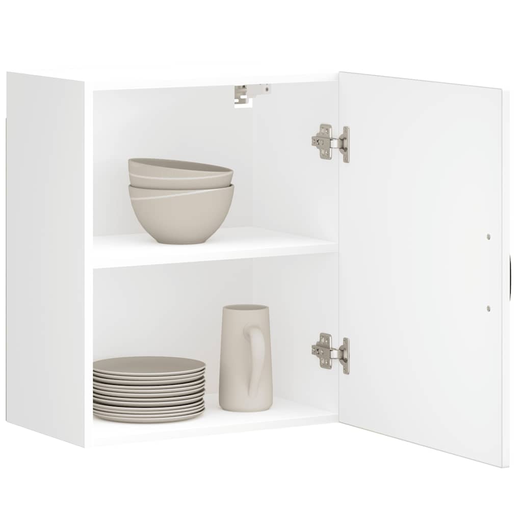 Pensili da Cucina 2 pz Kalmar Bianco in Legno Multistrato