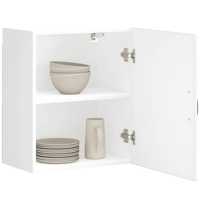 Pensili da Cucina 2 pz Kalmar Bianco in Legno Multistrato