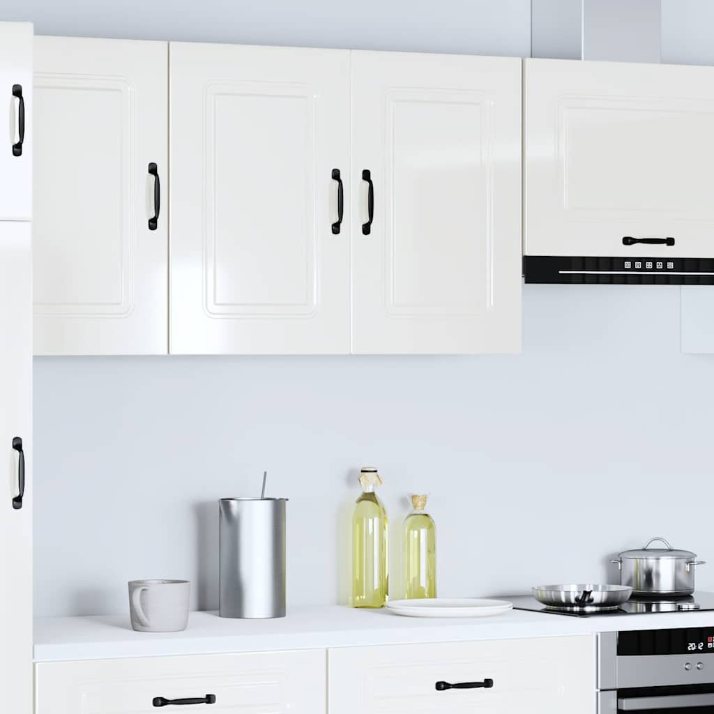 Base da Cucina Kalmar Bianco Lucido in Legno Multistrato