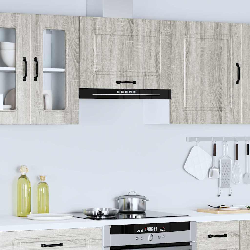 Pensile da Cucina Kalmar Grigio Sonoma in Legno Multistrato
