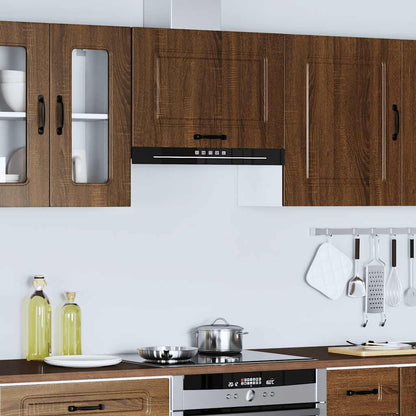 Pensile da Cucina Kalmar Rovere Marrone in Legno Multistrato