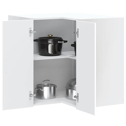 Pensile da Cucina ad Angolo Kalmar Bianco in Legno Multistrato