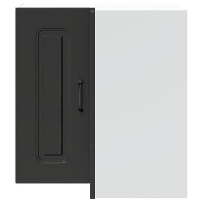 Pensile da Cucina ad Angolo Kalmar Nero in Legno Multistrato