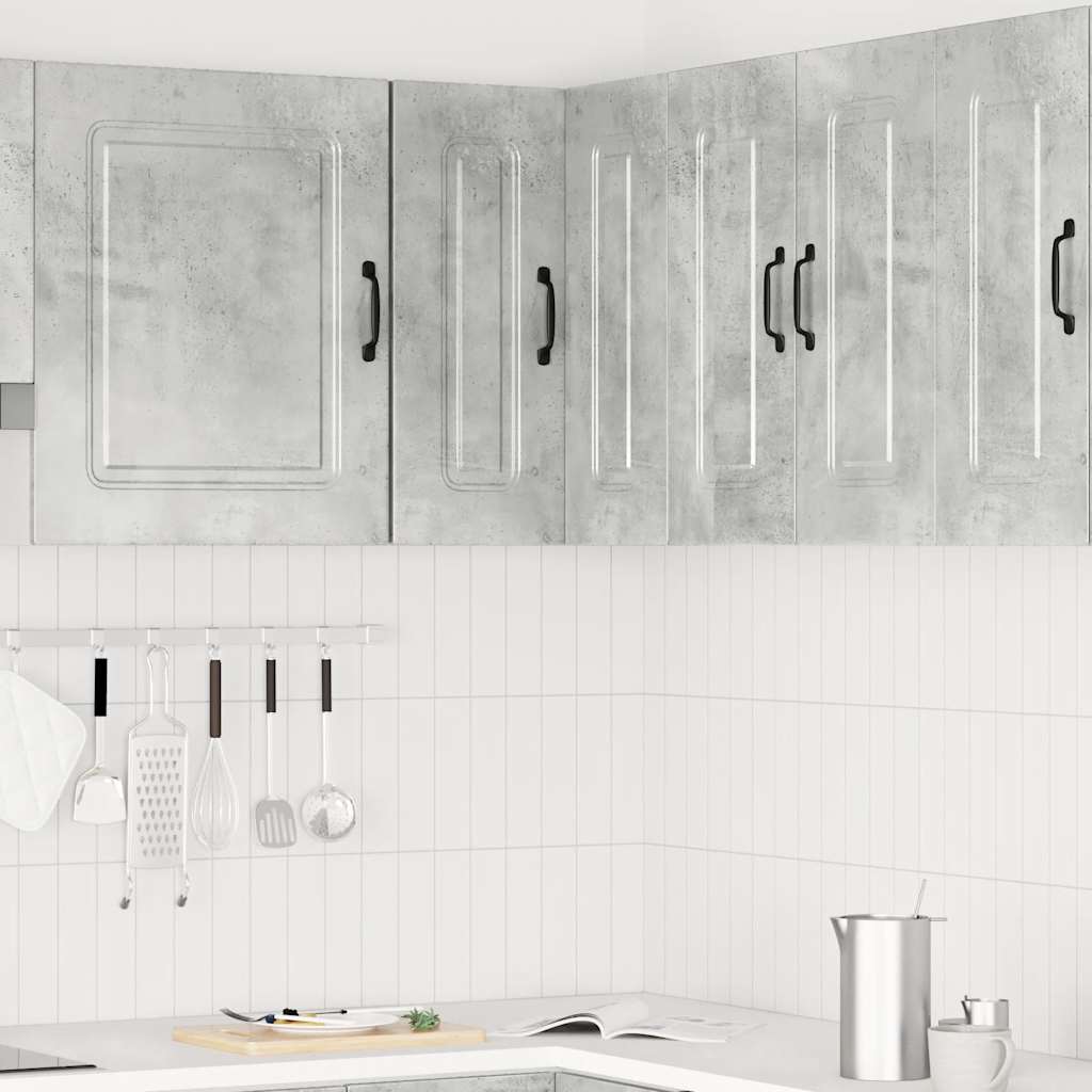 Pensile da Cucina ad Angolo Kalmar Grigio Cemento in Truciolato