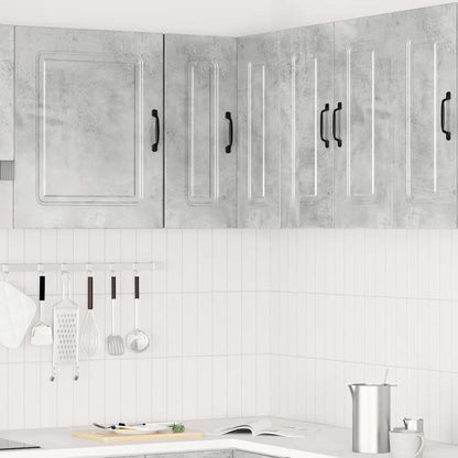 Pensile da Cucina ad Angolo Kalmar Grigio Cemento in Truciolato