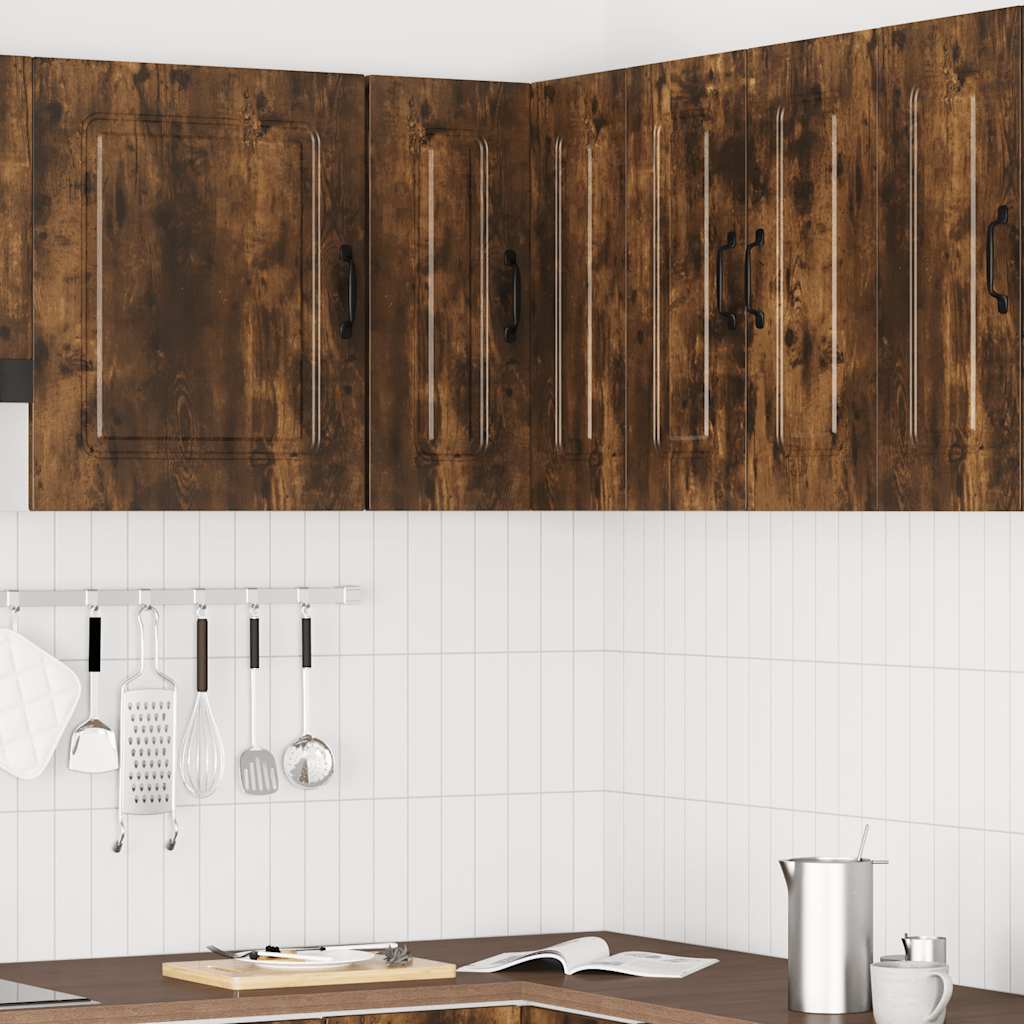 Pensile da Cucina ad Angolo Kalmar Rovere Fumo in Truciolato