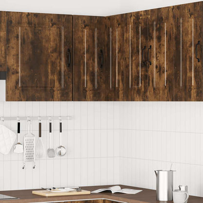 Pensile da Cucina ad Angolo Kalmar Rovere Fumo in Truciolato