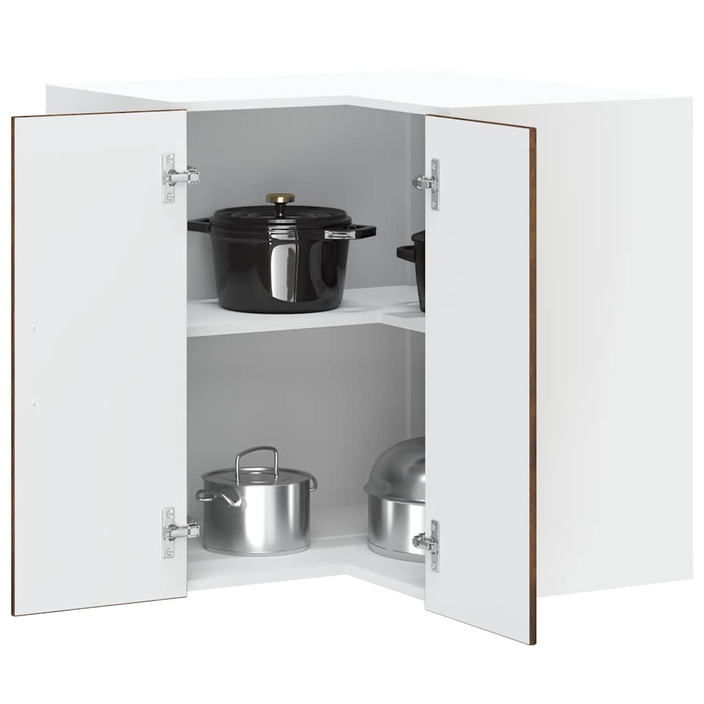 Pensile da Cucina ad Angolo Kalmar Rovere Fumo in Truciolato