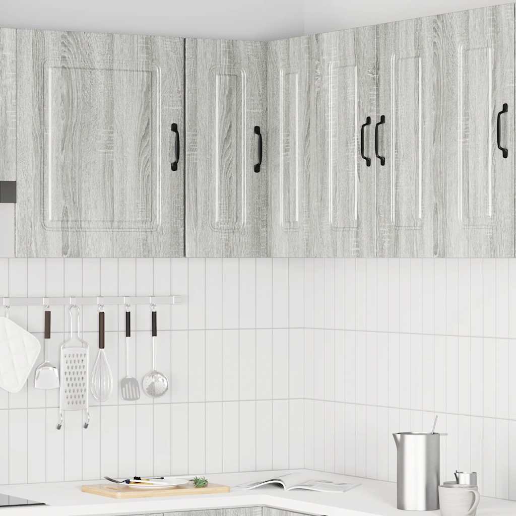 Pensile da Cucina ad Angolo Kalmar Grigio Sonoma in Truciolato