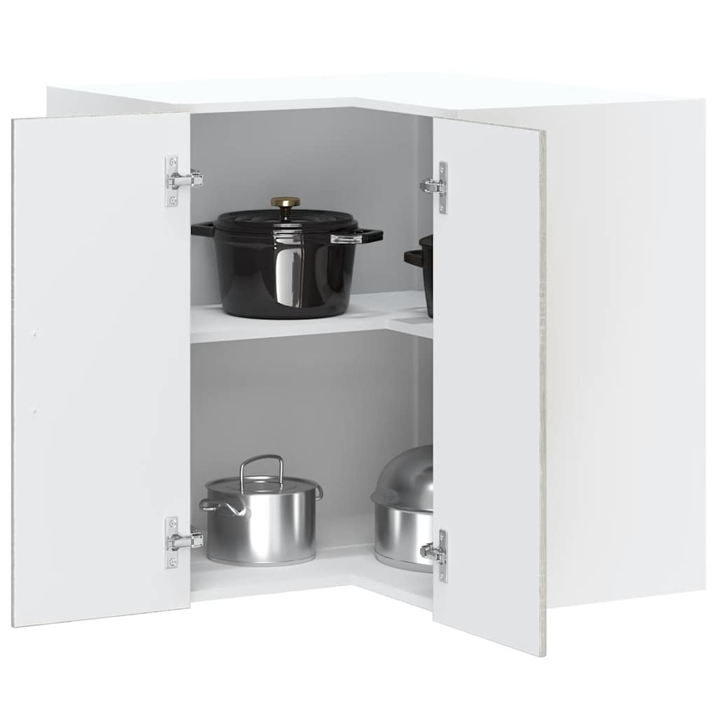 Pensile da Cucina ad Angolo Kalmar Grigio Sonoma in Truciolato