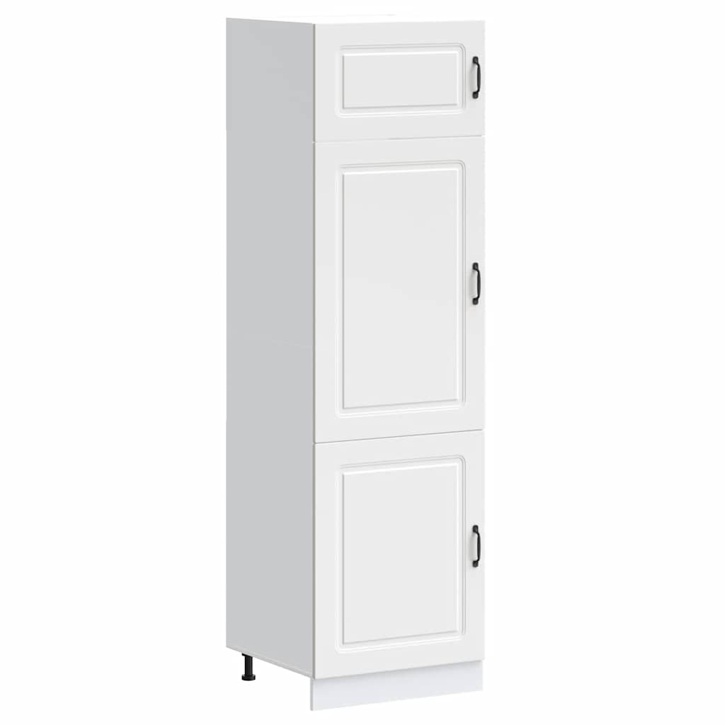 Armadio da Cucina Kalmar Bianco in Legno Multistrato