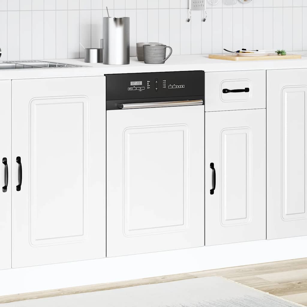 Pannello Lavastoviglie Kalmar Bianco 45x1,5x67 cm in Truciolato