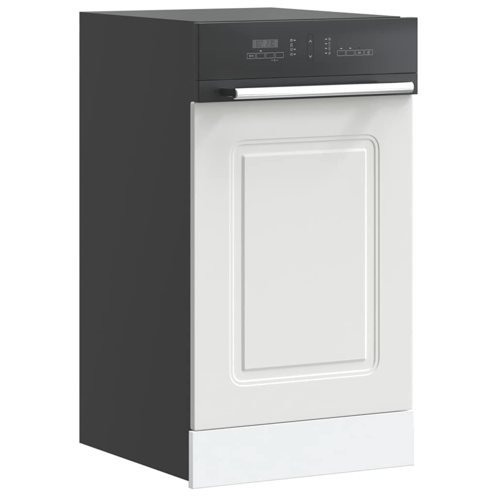 Pannello Lavastoviglie Kalmar Bianco 45x1,5x67 cm in Truciolato