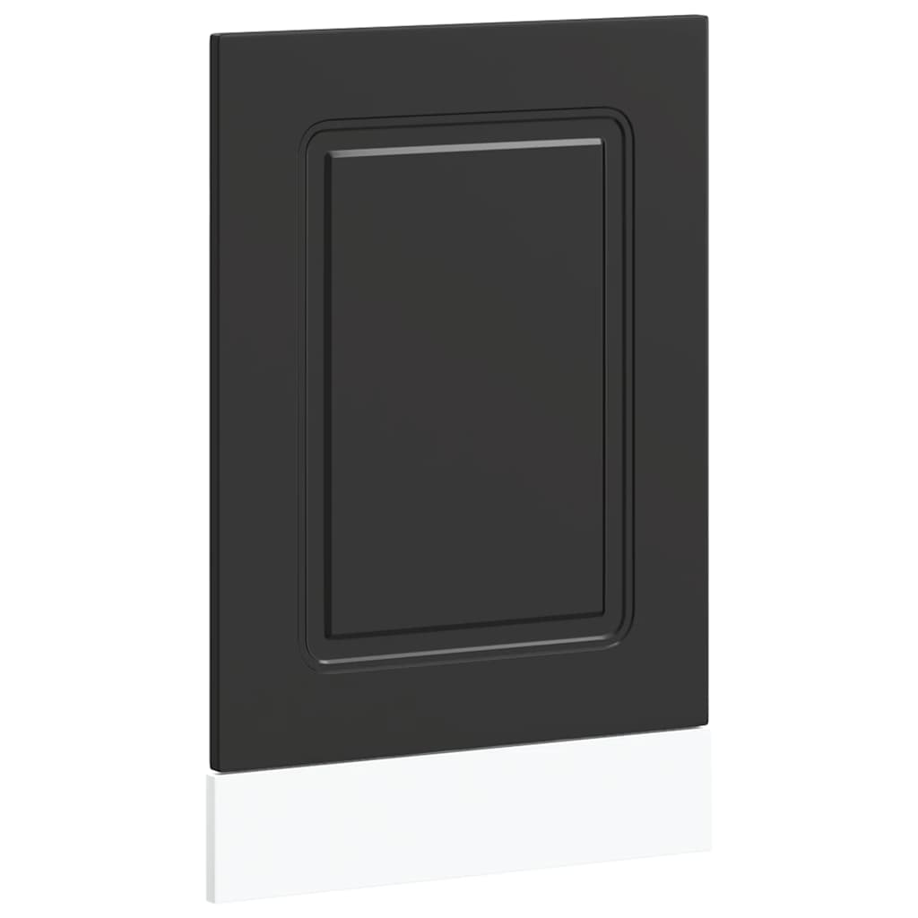 Pannello Lavastoviglie Kalmar Nero 45x1,5x67 cm in Truciolato