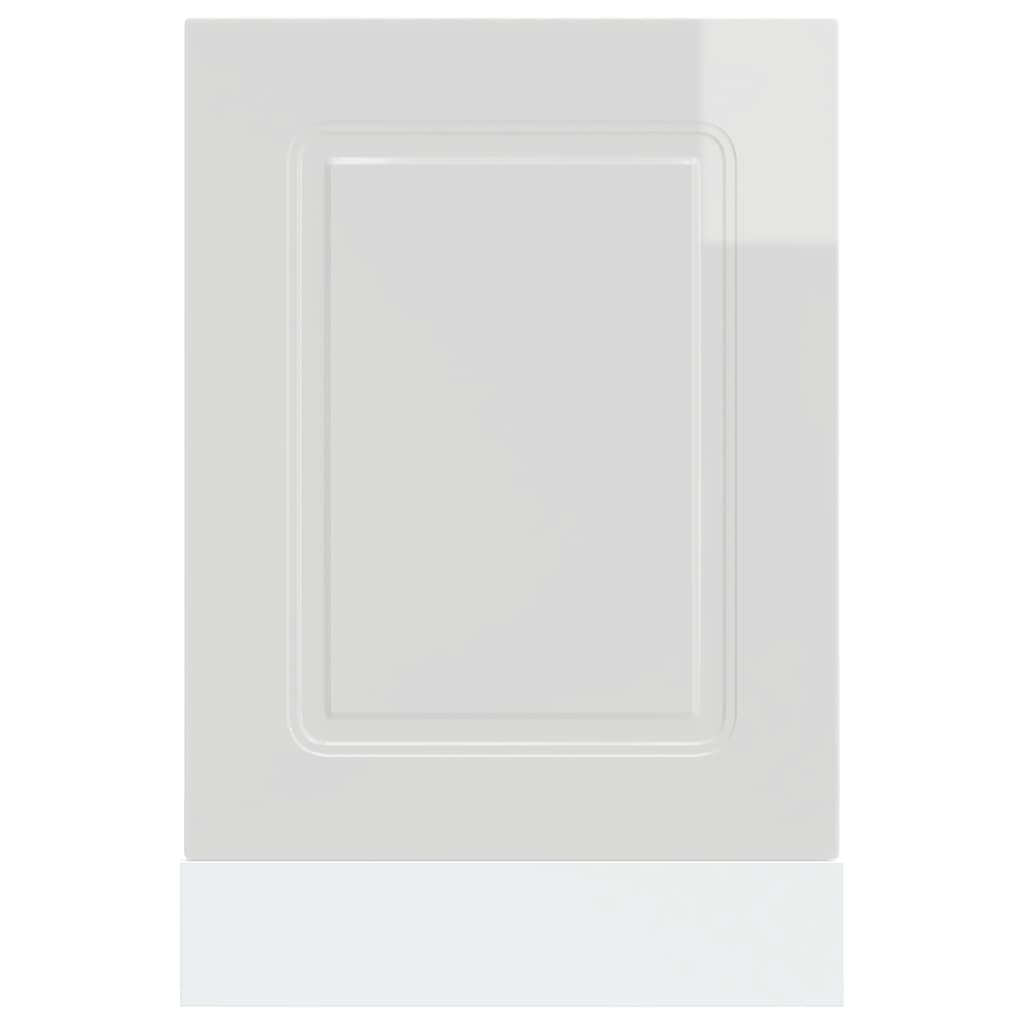 Pannello Lavastoviglie Kalmar Bianco Lucido 45x1,5x67 cm