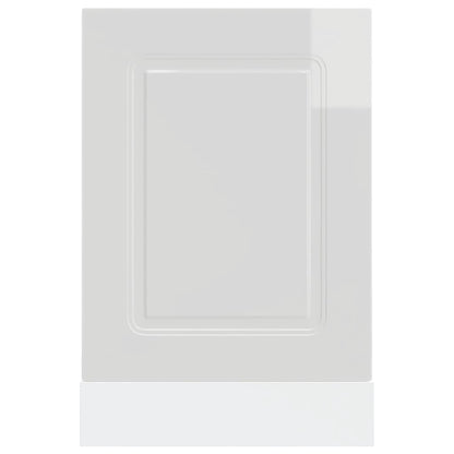 Pannello Lavastoviglie Kalmar Bianco Lucido 45x1,5x67 cm