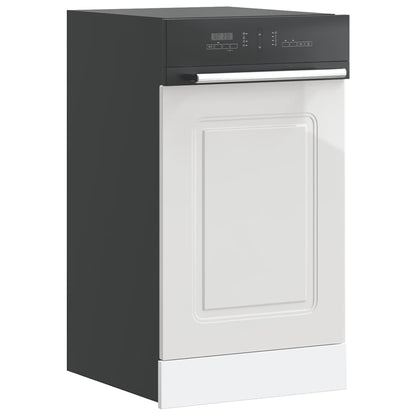 Pannello Lavastoviglie Kalmar Bianco Lucido 45x1,5x67 cm