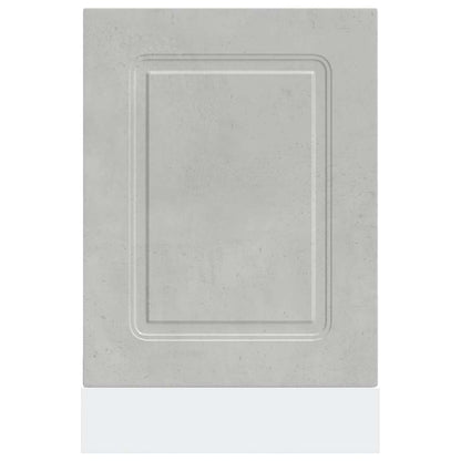 Pannello Lavastoviglie Kalmar Grigio Cemento 45x1,5x67 cm
