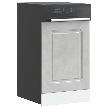 Pannello Lavastoviglie Kalmar Grigio Cemento 45x1,5x67 cm