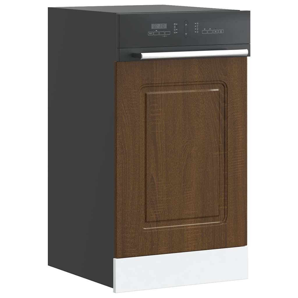 Pannello Lavastoviglie Kalmar Rovere Marrone 45x1,5x67 cm