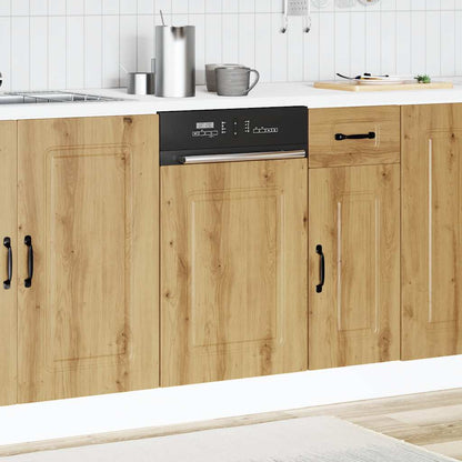 Pannello Lavastoviglie Kalmar Rovere Artigianale 45x1,5x67 cm