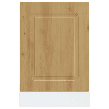 Pannello Lavastoviglie Kalmar Rovere Artigianale 45x1,5x67 cm