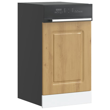 Pannello Lavastoviglie Kalmar Rovere Artigianale 45x1,5x67 cm