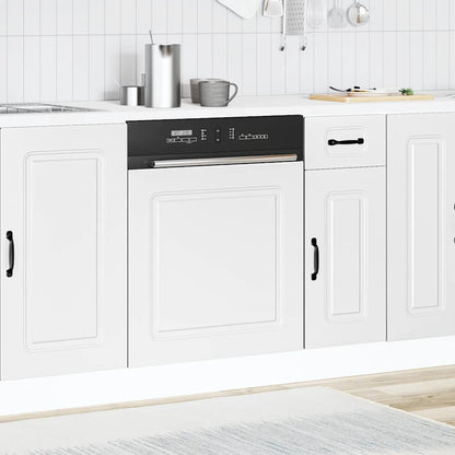 Pannello Lavastoviglie Kalmar Bianco 60x1,5x67 cm in Truciolato