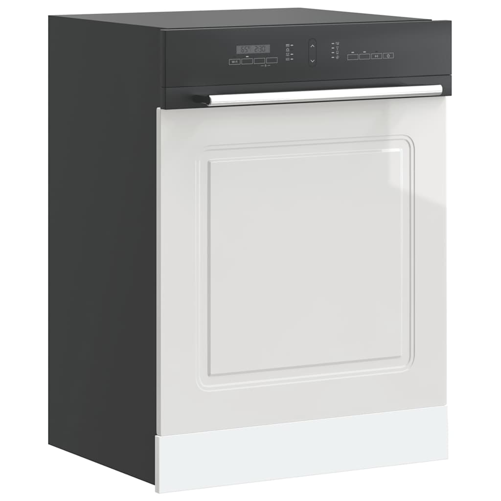 Pannello Lavastoviglie Kalmar Bianco Lucido 60x1,5x67 cm