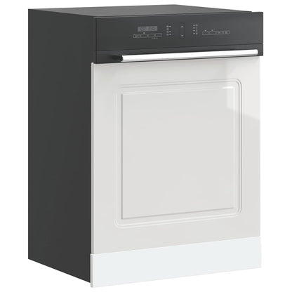 Pannello Lavastoviglie Kalmar Bianco Lucido 60x1,5x67 cm