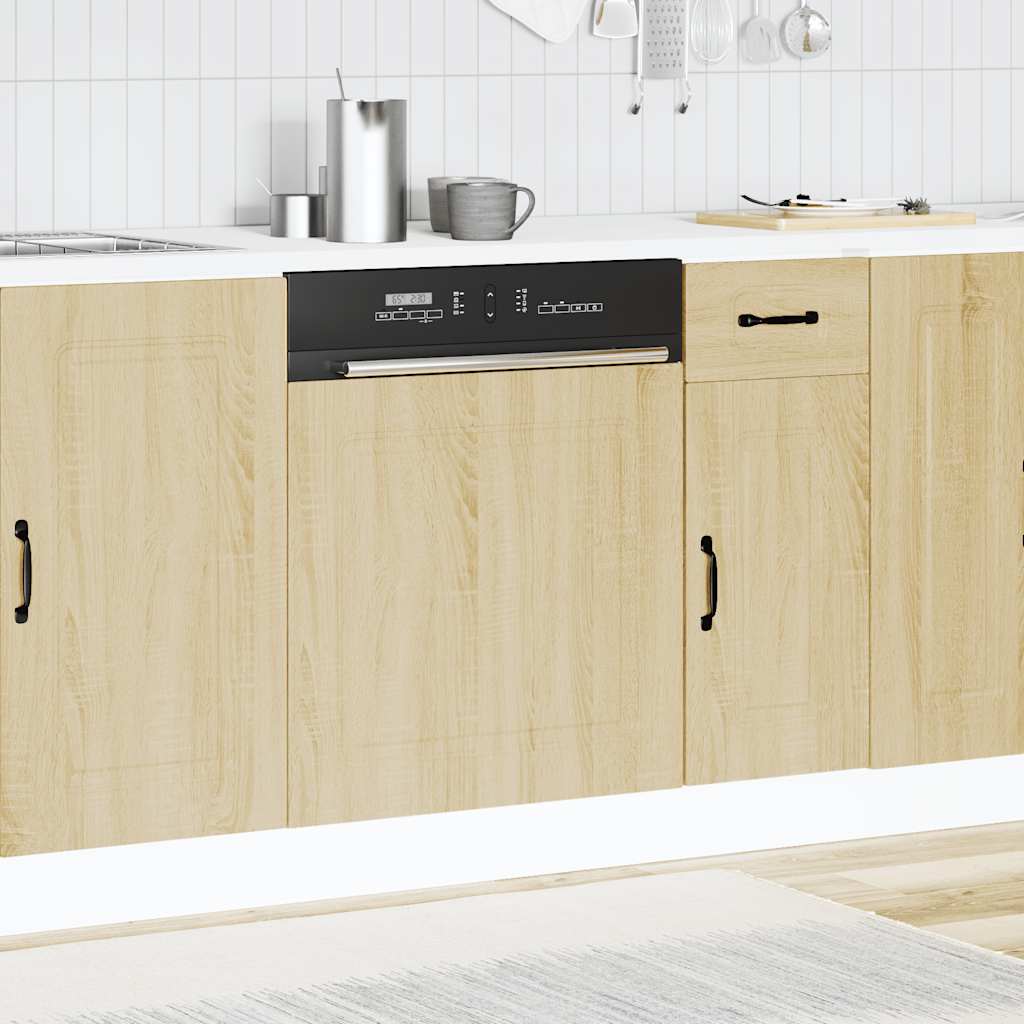 Pannello Lavastoviglie Kalmar Rovere Sonoma 60x1,5x67 cm