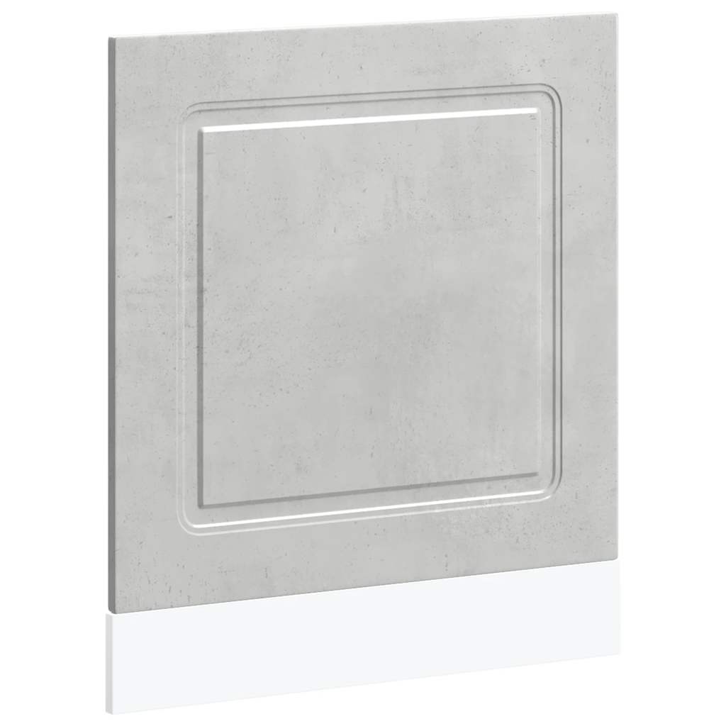Pannello Lavastoviglie Kalmar Grigio Cemento 60x1,5x67 cm