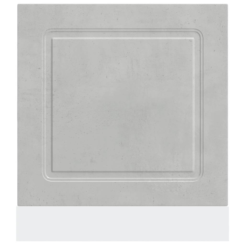 Pannello Lavastoviglie Kalmar Grigio Cemento 60x1,5x67 cm